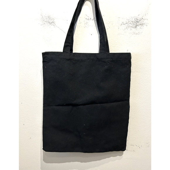 Women’s Black And Gold Bride Tribe Canvas Tote Medium Bag Tote - Picture 4 of 6